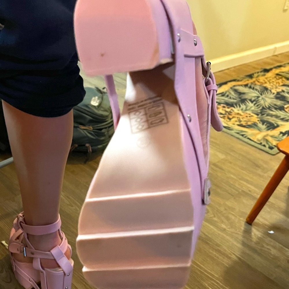 Chunky Pink Heels